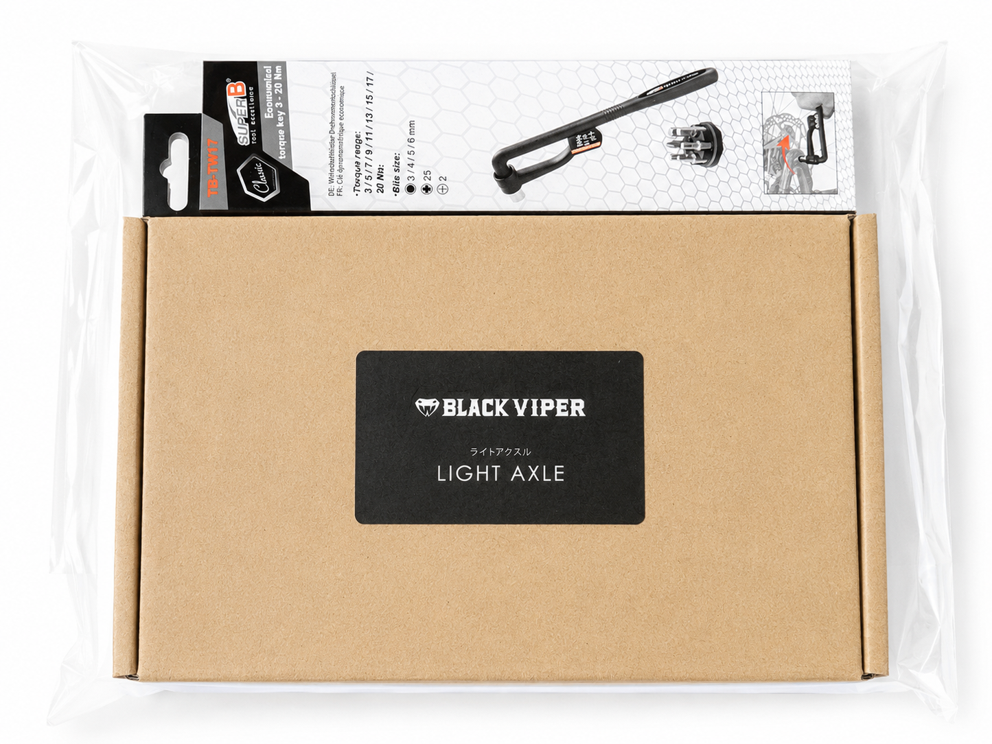 BLACKVIPER LIGHT-AXLE （ライトアクスル）　カーボンスルーアクスル