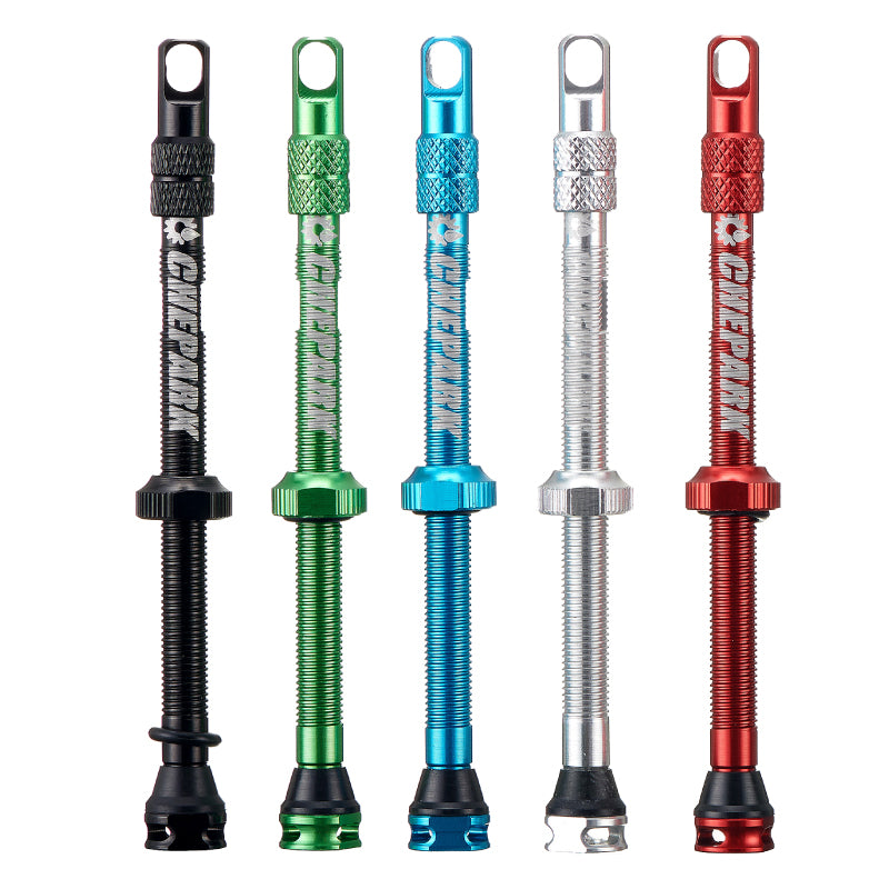 CHEPARK TIL-60C チューブレス専用バルブ (長さ80mm)2本入り